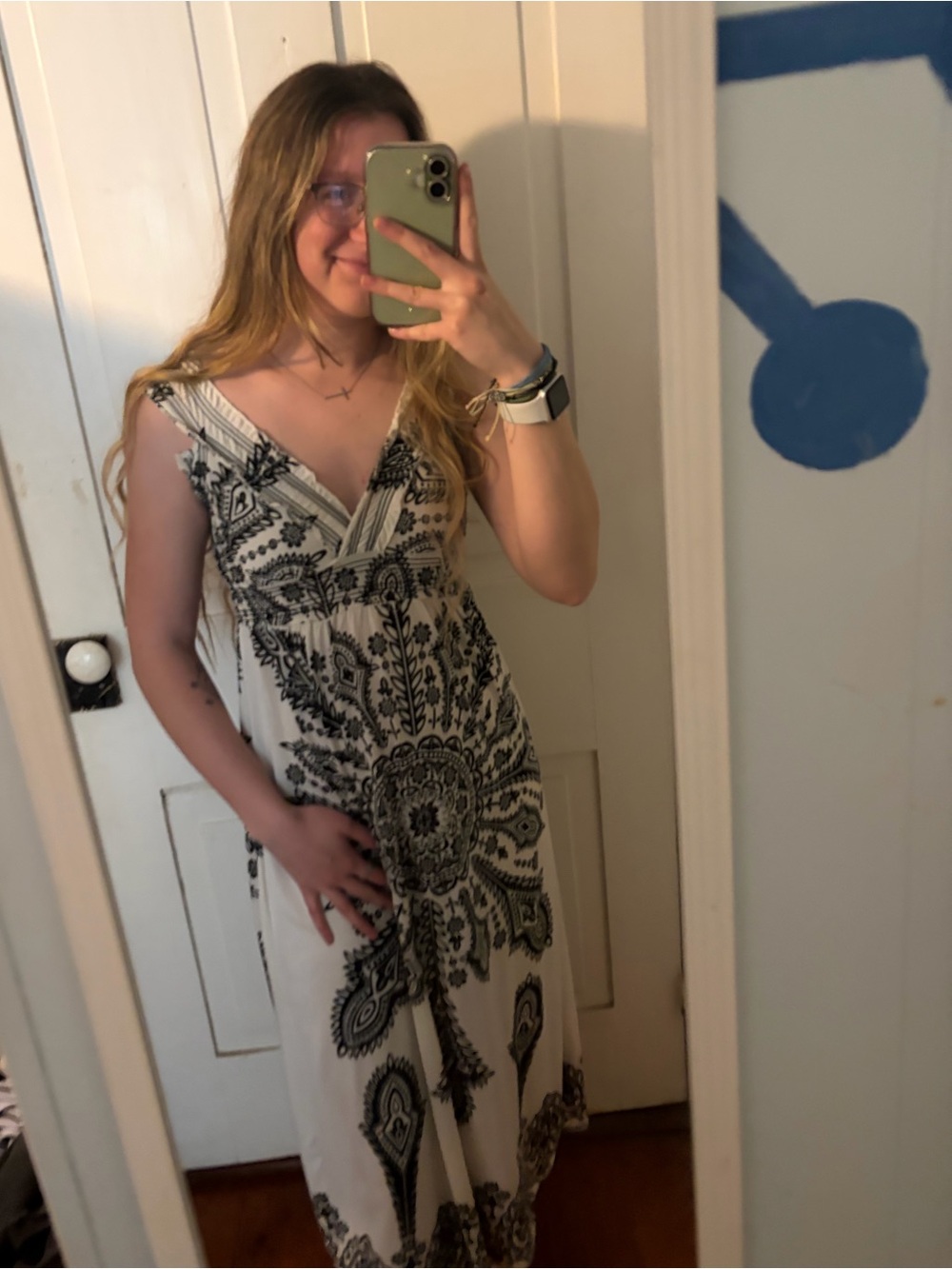 Black and white dress